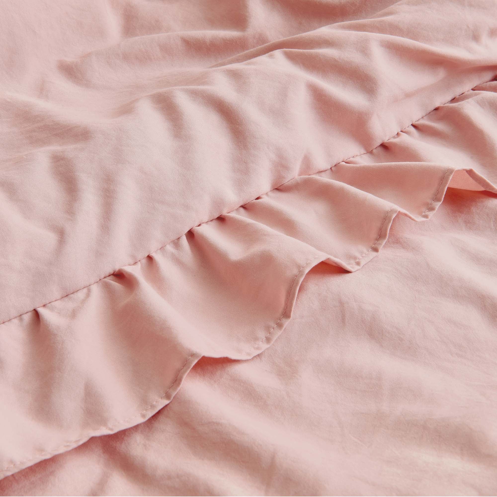 Ruffle Cute Lightweight Fluffy as Gift 3 Pieces Comforter Set - LITANIKA