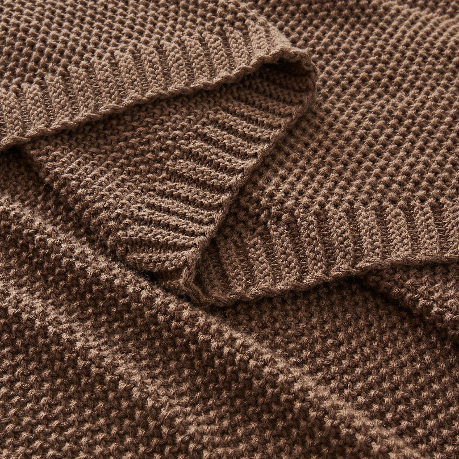 Litanika soft cozy cable knit throw blanket in neutral color, perfect for bedding and adding warmth to your space.