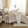 Solid Down Alternative 7 Pieces Bedding Comforters Sets - LITANIKA