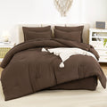 Solid Down Alternative 7 Pieces Bedding Comforters Sets - LITANIKA