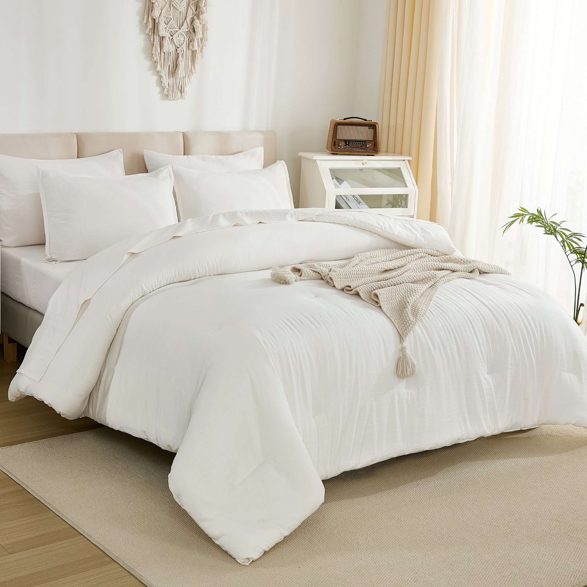 Solid Down 7 Pieces Comforters Sets – LITANIKA
