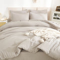 Solid Down Alternative 7 Pieces Bedding Comforters Sets - LITANIKA