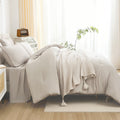 Solid Down Alternative 7 Pieces Bedding Comforters Sets - LITANIKA